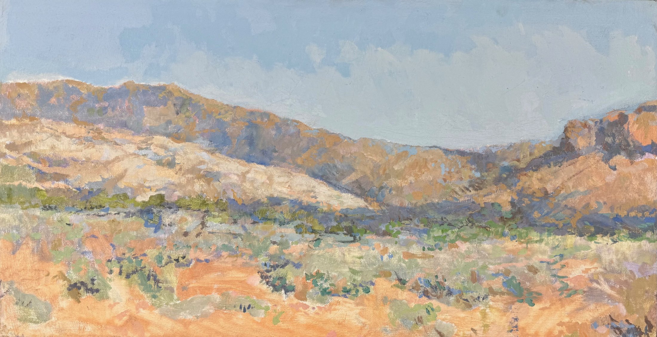 Bear's Ears, Utah, 22 x 27 inches, oil on linen, copyright 2024