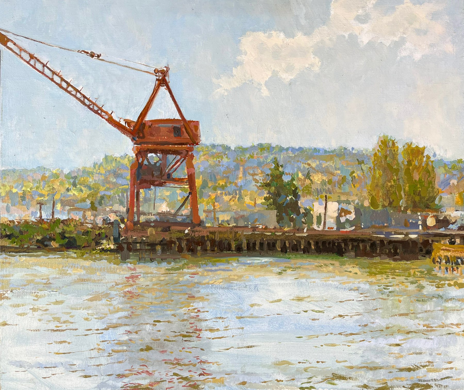 Duwamish, 18 x 20 inches, oil on linen, 2006